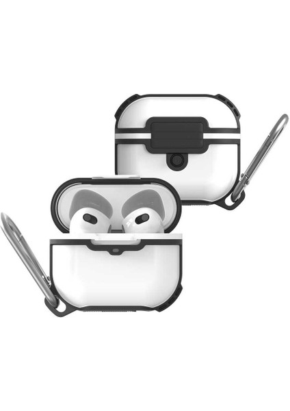 Apple Airpods 3. Nesil Uyumlu Shockproof Design Protective Su Geçirmez Silicon Kılıf