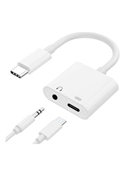Iphone Kulaklık ve Şarj Çevirici 3.5mm Audio Adaptorü