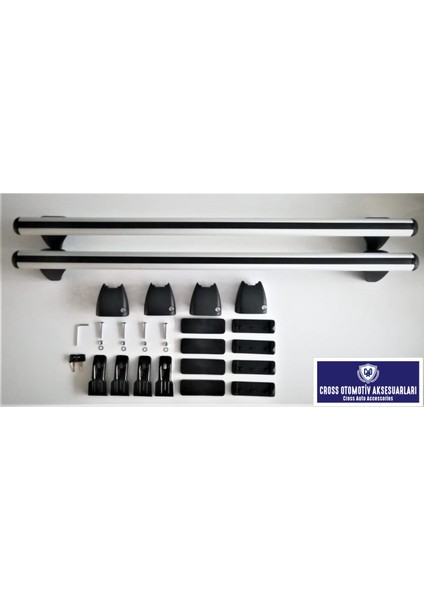 Mercedes C Class W204 2007-2014 Için Kilitli&anahtarlı Oluksuz Ara Atkı -Araç Üstü Taşıyıcı Bar - Gri fiyatları