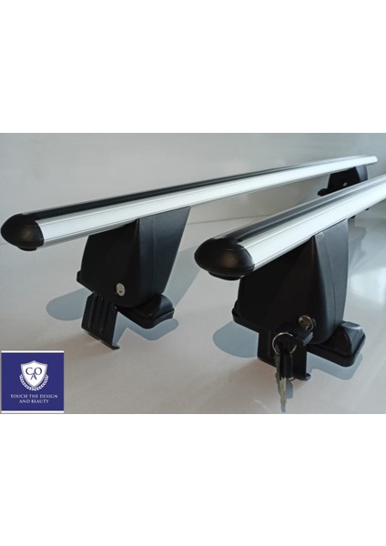 Mercedes C Class W204 2007-2014 Için Kilitli&anahtarlı Oluksuz Ara Atkı -Araç Üstü Taşıyıcı Bar - Gri fırsatları