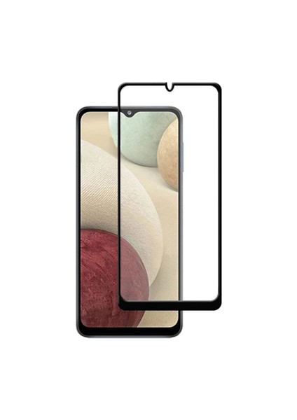 Samsung Galaxy A12 Ekran Koruyucu 9d Tam Kaplayan Kavisli