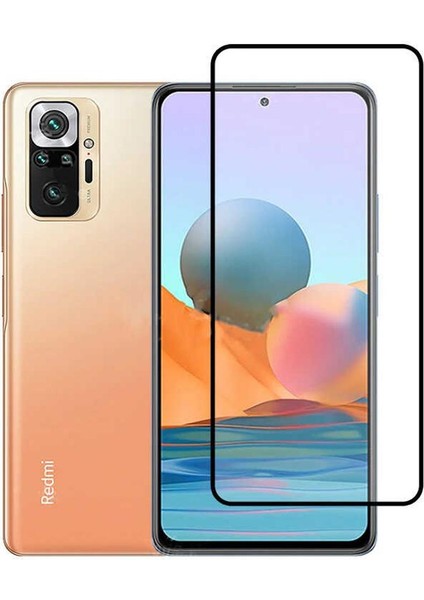 Xiaomi Redmi Note 10 Pro Ekran Koruyucu 9d Tam Kaplayan Kavisli