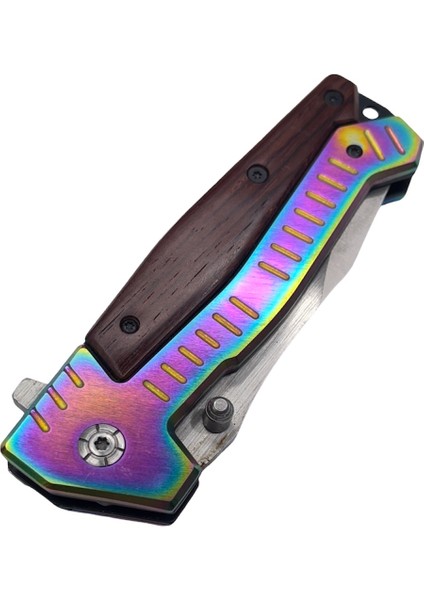 - Browning Açılır Kapanır Ahşap Rainbow Özel Tasarım Çakı