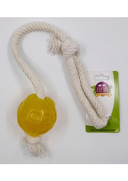 Köpekler Için Ipli Sert Top Diş Kaşıma Oyuncak