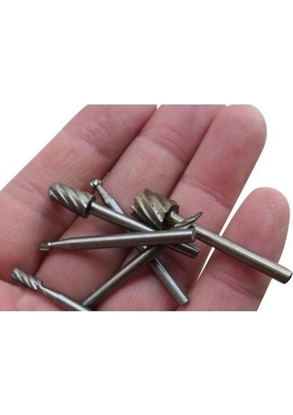 Dremel Hss Ahşap Oyma Matkap Ucu Seti 6'lı Yumuşak Metal Oyma Seti Freze Uçları Ağaç Işleme Oyma Set