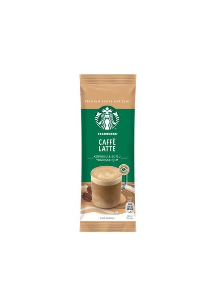 Caffe Latte Premium Kahve Karışımı 14 gr x 20 ad.