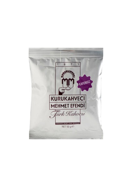 Kafeinsiz Türk Kahvesi 50 G * 5 Adet