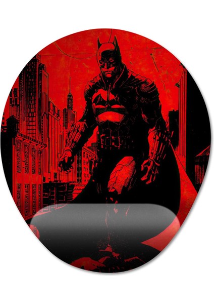 The Batman 2022 Bilek Destekli Mousepad Model - 2 Oval