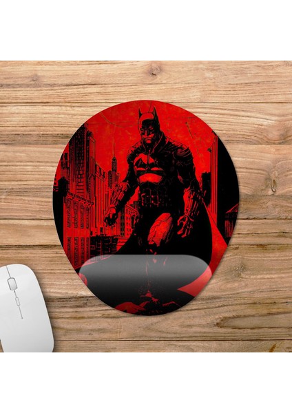 The Batman 2022 Bilek Destekli Mousepad Model - 2 Oval