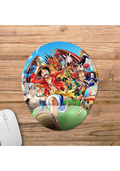 One Piece Bilek Destekli Mousepad Model - 2 Oval