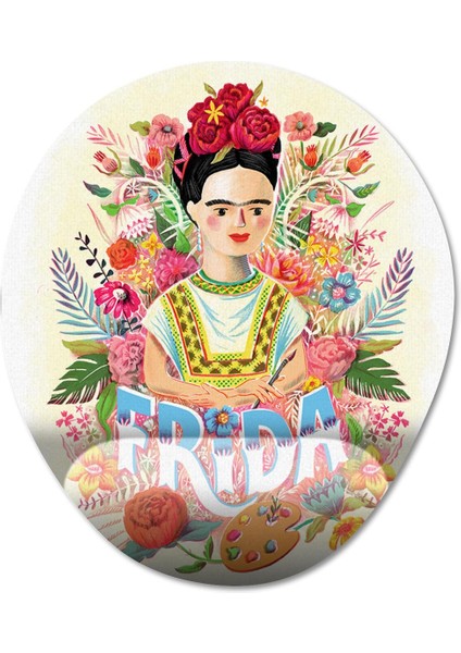 Frida Bilek Destekli Mousepad Model - 3 Oval