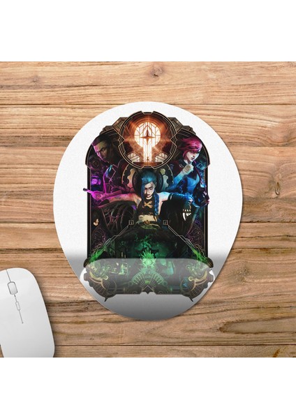 Arcane Bilek Destekli Mousepad Model - 4 Oval