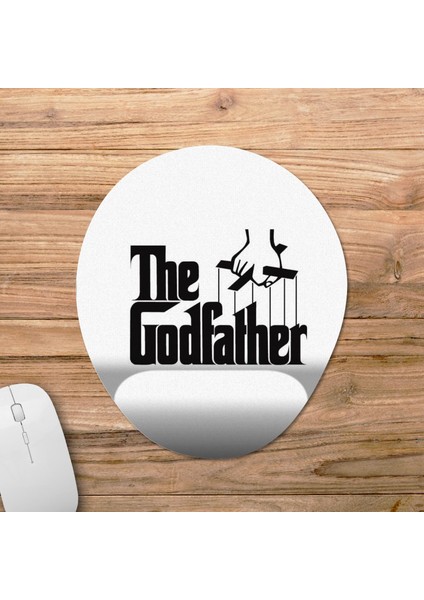 Godfather - Baba Bilek Destekli Mousepad Model - 1 Oval fiyatları