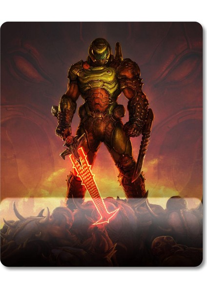 Doom Bilek Destekli Mousepad Model - 2