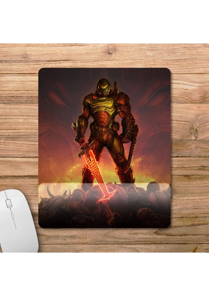 Doom Bilek Destekli Mousepad Model - 2