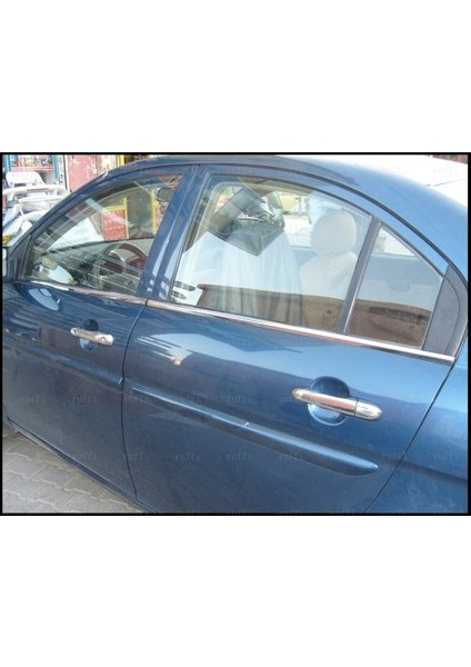 Hyundai Accent Era Krom Kapı Kolu 4 Kapı 2005 ve Üzeri Paslanmaz Çelik (Çift Delikli)