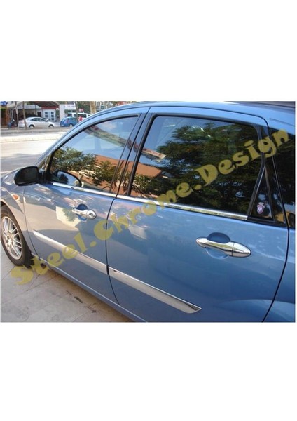 Ford Focus 1 Krom Cam Çıtası 4 Prç. 1998-2005 P.çelik
