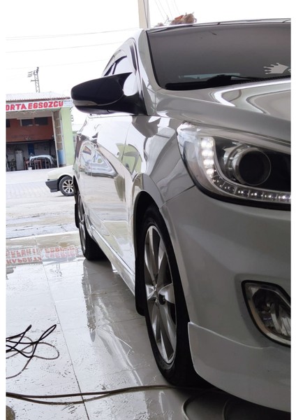 Hyundai Accent Blue Sinyalli Batman Yarasa Ayna Kapağı Piano Black Abs Plastik fiyatları