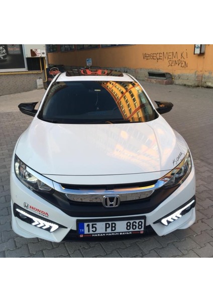 Honda Civic Fc5 Fk7 Batman Yarasa Ayna Kapağı Piano Black Abs Plastik fiyatları