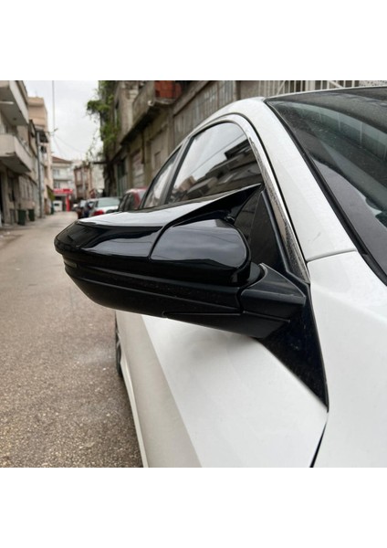 Honda Civic Fc5 Fk7 Batman Yarasa Ayna Kapağı Piano Black Abs Plastik modelleri