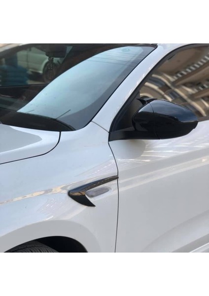 Fiat Egea Yarasa Ayna Kapağı Piano Black Tüm Modeller Için Uyumludur