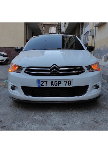 Citroen C Elysee 2012-2019 Batman Yarasa Ayna Kapağı Piano Black Abs Plastik