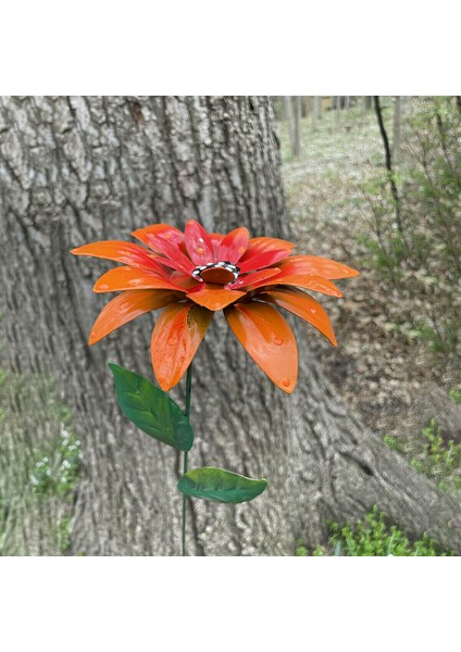 Metal Daylily Flower Bahçe Ev Dekorasyonu (Yurt Dışından) indirimleri