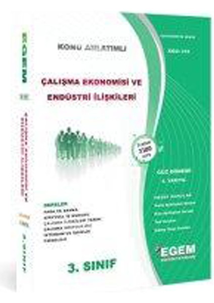 3. Sınıf 5. Yarıyıl Çalışma Ekonomisive End K. A Güz