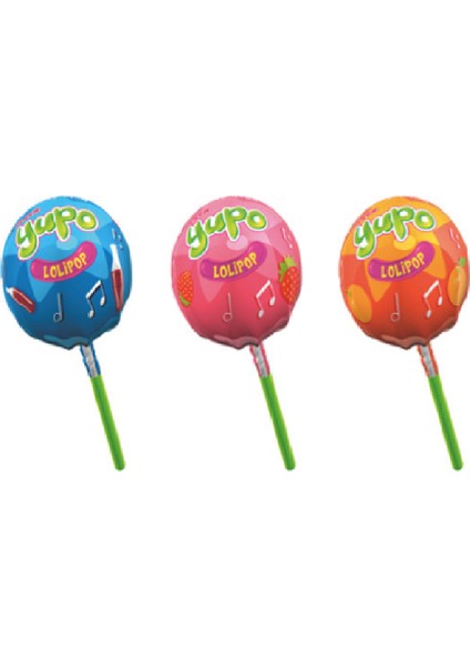 Yupo Lolipop Karma Şeker 120 Adet 1,320 gr