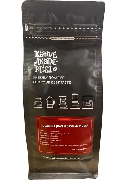 Kahve Akademisi Colombia Juan Sebastian Rivera 1000 gr