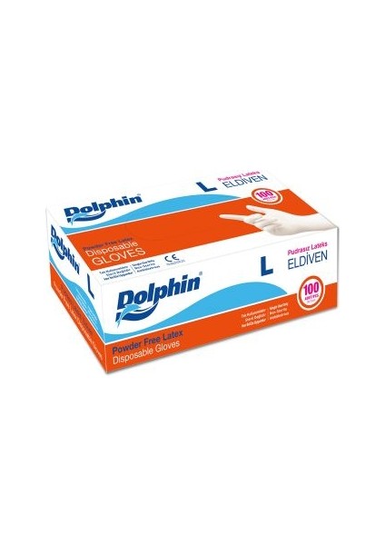Lateks Pudralı Eldiven L - Large 5 Paket 100'LÜ fiyatları