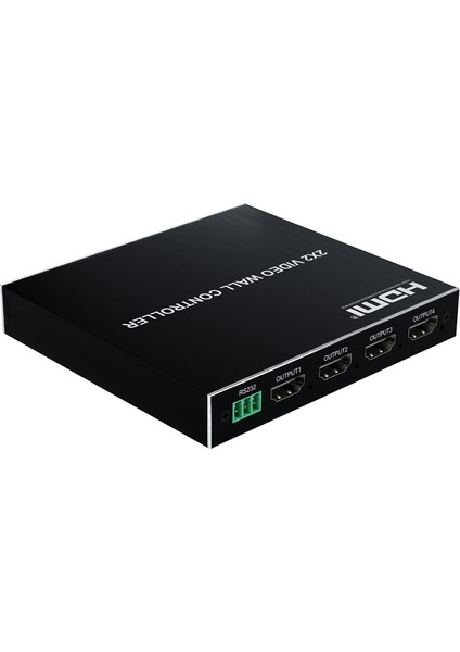 FHDVW202M 2x2 HDMI DVI Video Wall Controller Full Hd 60 Hz Duvar Ekran Cctv Dvr Nvr Pc Notebook Çoklu Monitör Ekran Genişletici Profesyonel Switch