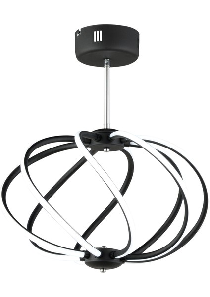 Gestel Siyah Sarkıt 88 Watt Sarkıt Ledli Modern Mutfak Banyo Led Salon Sarkıt Avize