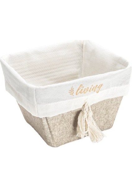 Ponponlu Yuvarlak Düzenleyici Maxi 20*24*24 Kahve