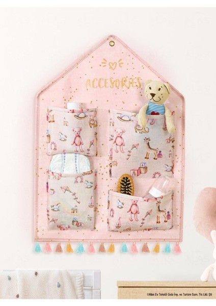Baby Bebek Duvar Düzenleyici 56*42 Pembe