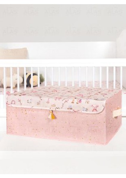 Baby Bebek Kapaklı Kutu Baza 50*39*19 Pembe