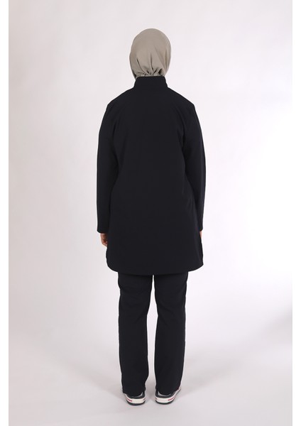 Likralı Hemşire Forması Tesettür Takım Lacivert fırsatları