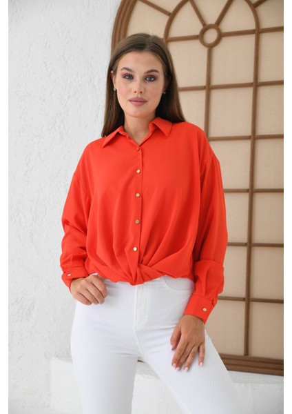 Önü Pileli Gömlek -3033-1454