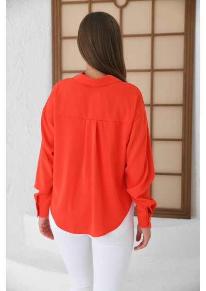 Önü Pileli Gömlek -3033-1454 fırsatları