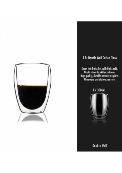 Double Wall 300 ml Cam Bardak fiyatları