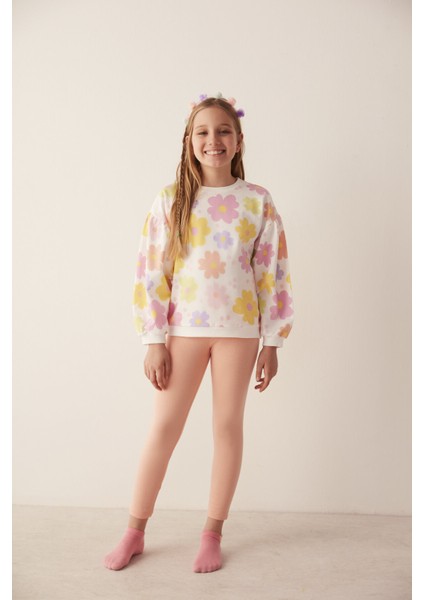 Kız Çocuk Big Daisy 2li Pijama Takımı
