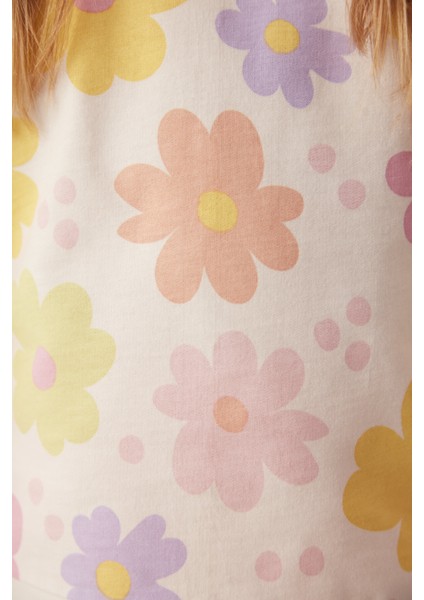 Kız Çocuk Big Daisy 2li Pijama Takımı