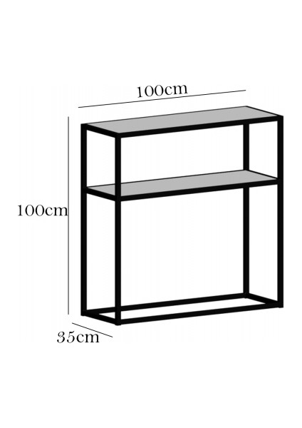Emily Metal Dresuar Konsol