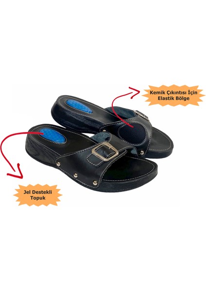 Comfort Halluks(Kemik Çıkıntısı) ve Jelli Topuk Dikeni Terliği Günlük Kadın Terlik
