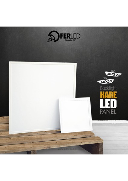 36w Backlıght Kare Led Panel Beyaz fiyatları