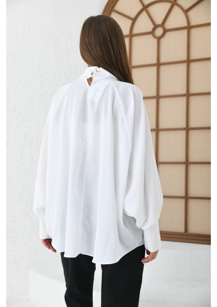 Ön Pileli Yarasa Kol Bluz -3027-1454 fiyatları