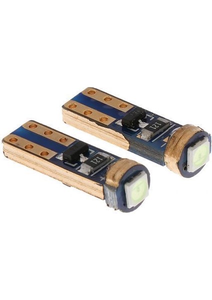 3x2 Parça T5 12V Gösterge Tablosu Enstrüman Okuma Gösterge Paneli Açık Buz Mavisi 3 Pcs