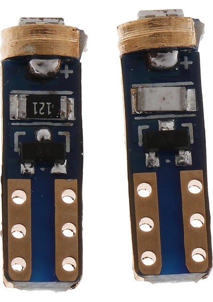 2x2 Parça T5 12V Gösterge Paneli Enstrümanı Okuma Ölçer Panel Açık Sarı 2 Pcs(Yurt Dışından)