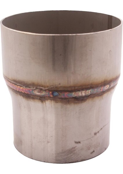 3pcs Evrensel Araba Otomatik Kamyon Paslanmaz Çelik Boru Egzoz Redüktör 3 "ila 4" modelleri