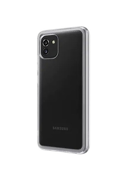 Galaxy A03 Yumuşak Kılıf - Şeffaf EF-QA035TTEGWW